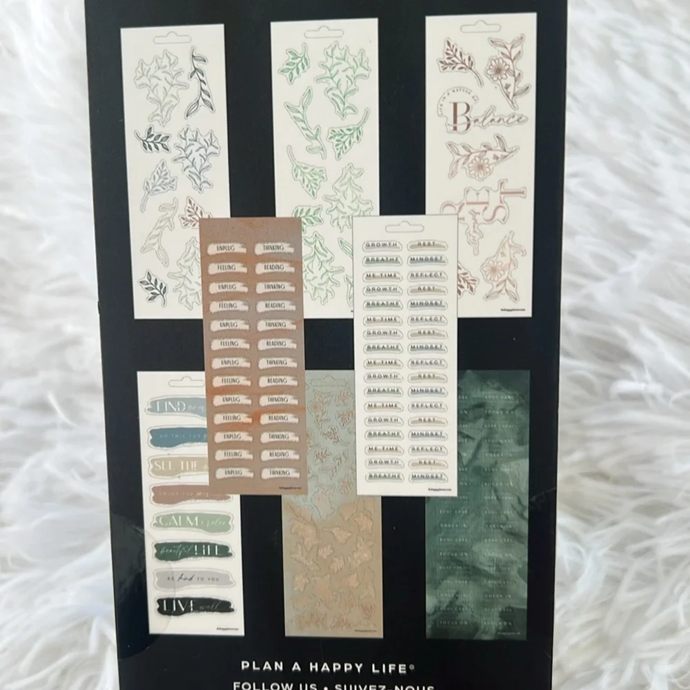 Happy Planner Heal from within sticker set 162pcs